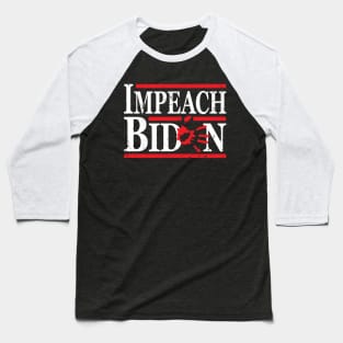 Vintage Impeach Biden Baseball T-Shirt